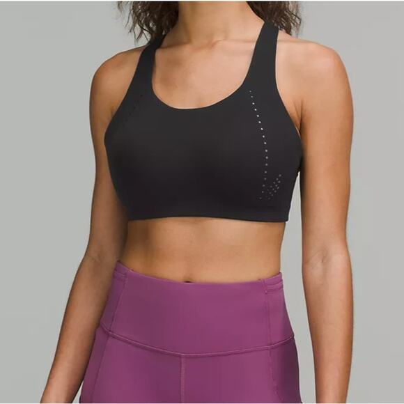 Lululemon black Air Support structured sports bra - Picture 1 of 5